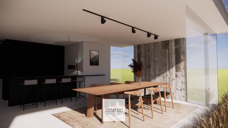 Demaeght zonwering plaatst uw houten buitengebouw of tuinkamer met de houten constructies van Carpentier hardwood en livinlodge. Een ruimte volledig op maat voor uw tuin. Een architecturaal design met een modern en strak karakter.