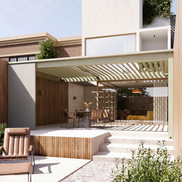 Renson Amani terrasoverkapping nu beschikbaar bij demaeght zonwering bv te waregem en Oostrozebeke. Wij zijn Renson premium ambassador. Vraag hier uw vrijblijvende offerte met onze voorjaarsacties op een Renson lamellendak of pergola. zowel beschikbaar voor moderne, hedendaagse als landelijke woningen.